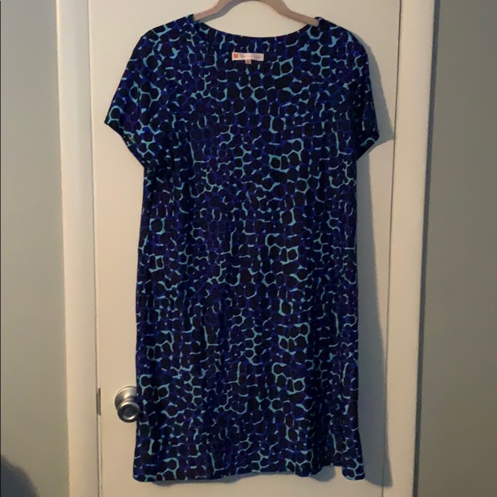 Jude Connolly Tunic Dress Blue Patterned